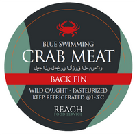 Chilled Crabmeat Blue Swimmer - Back Fin