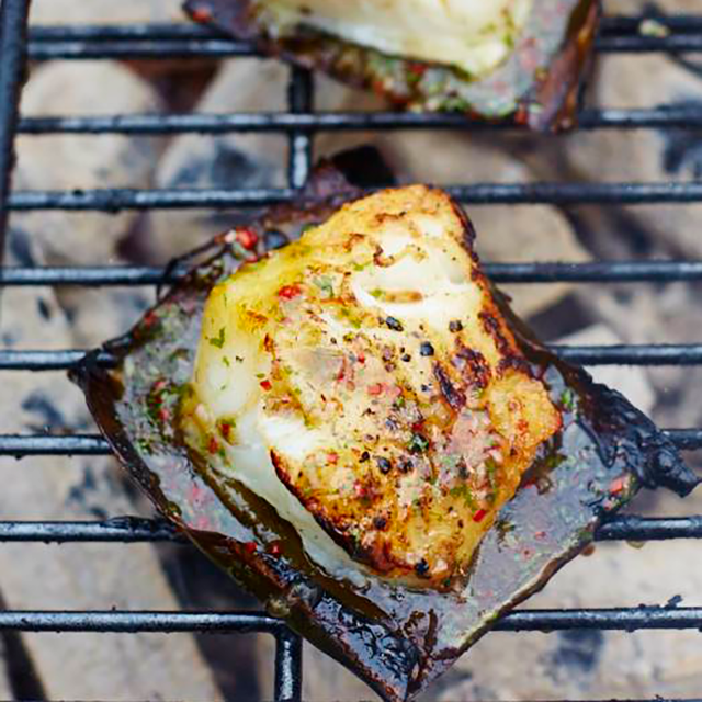 Kombu Roasted Chilean Sea Bass Recipe